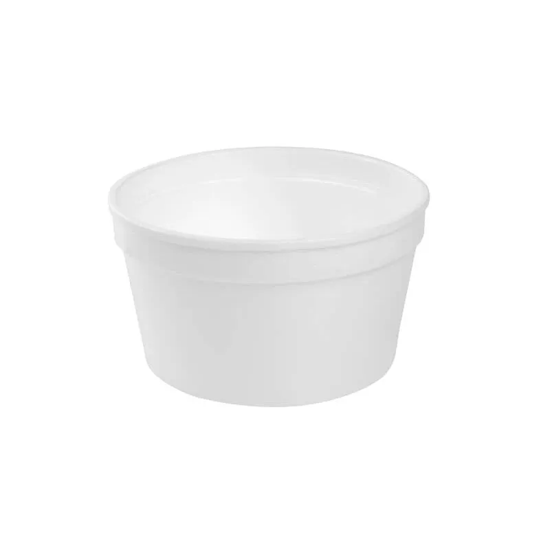 500ml Disposable Poly Foam Ice Cream Tubs 100pack