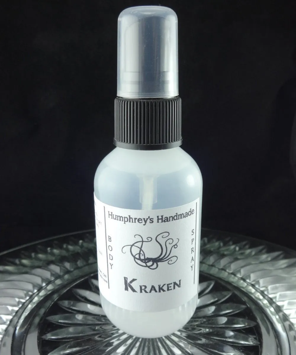 KRAKEN Men's Body Spray | Aqua Di Geo Type | All Natural |