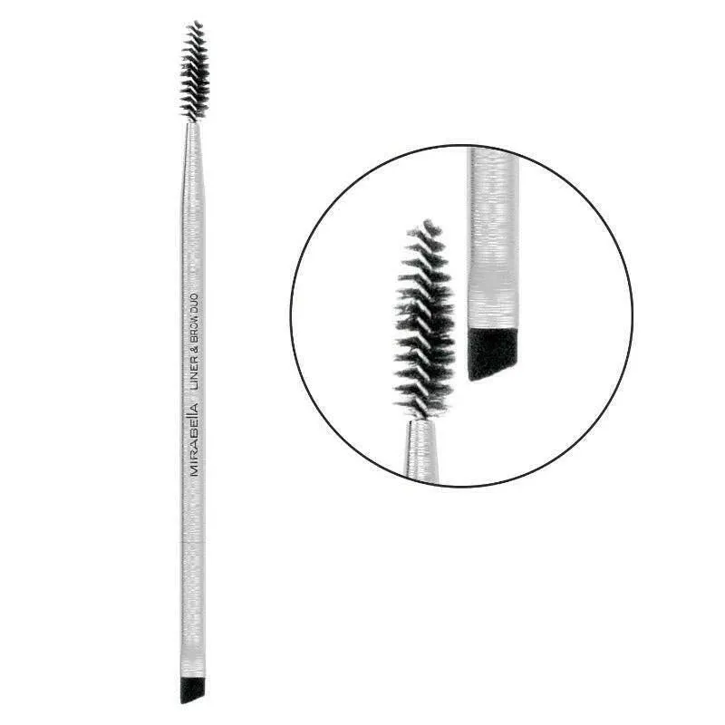 Mirabella - Liner & Brow Duo Brush